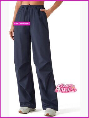 Water Resistant Quick Dry Hiking Pants Lightweight Parachute Pants